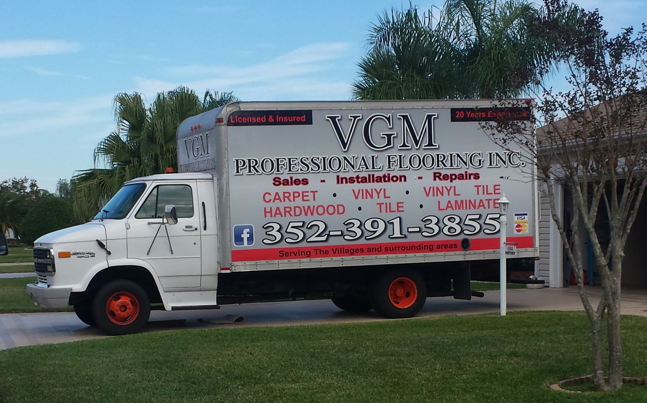 VGM Professional Flooring, Inc. truck